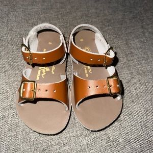Saltwater Brown Sandals Baby Size 5
